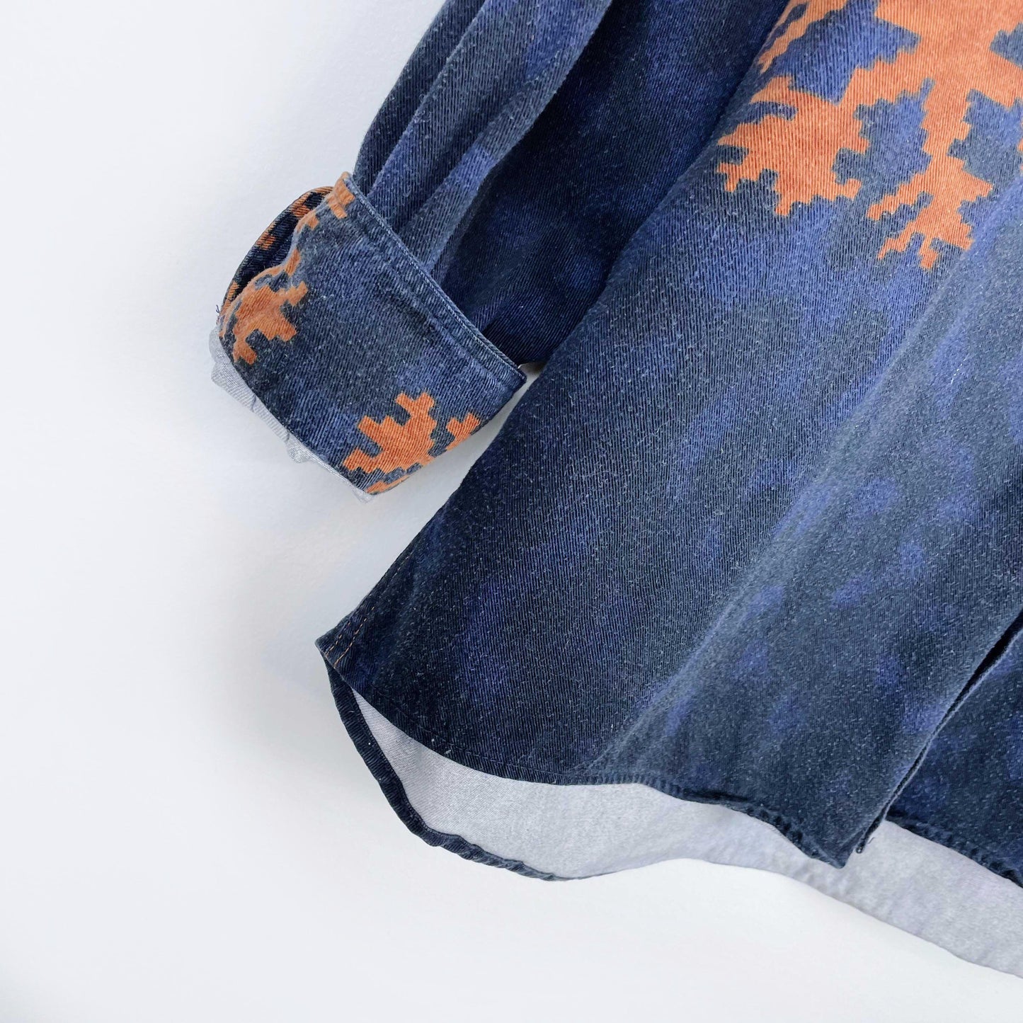 vintage modango homme western flannel button down - size large