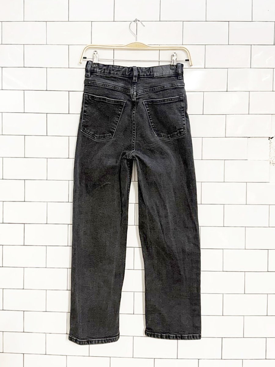 monki high - rise straight leg jeans - good market thrift store