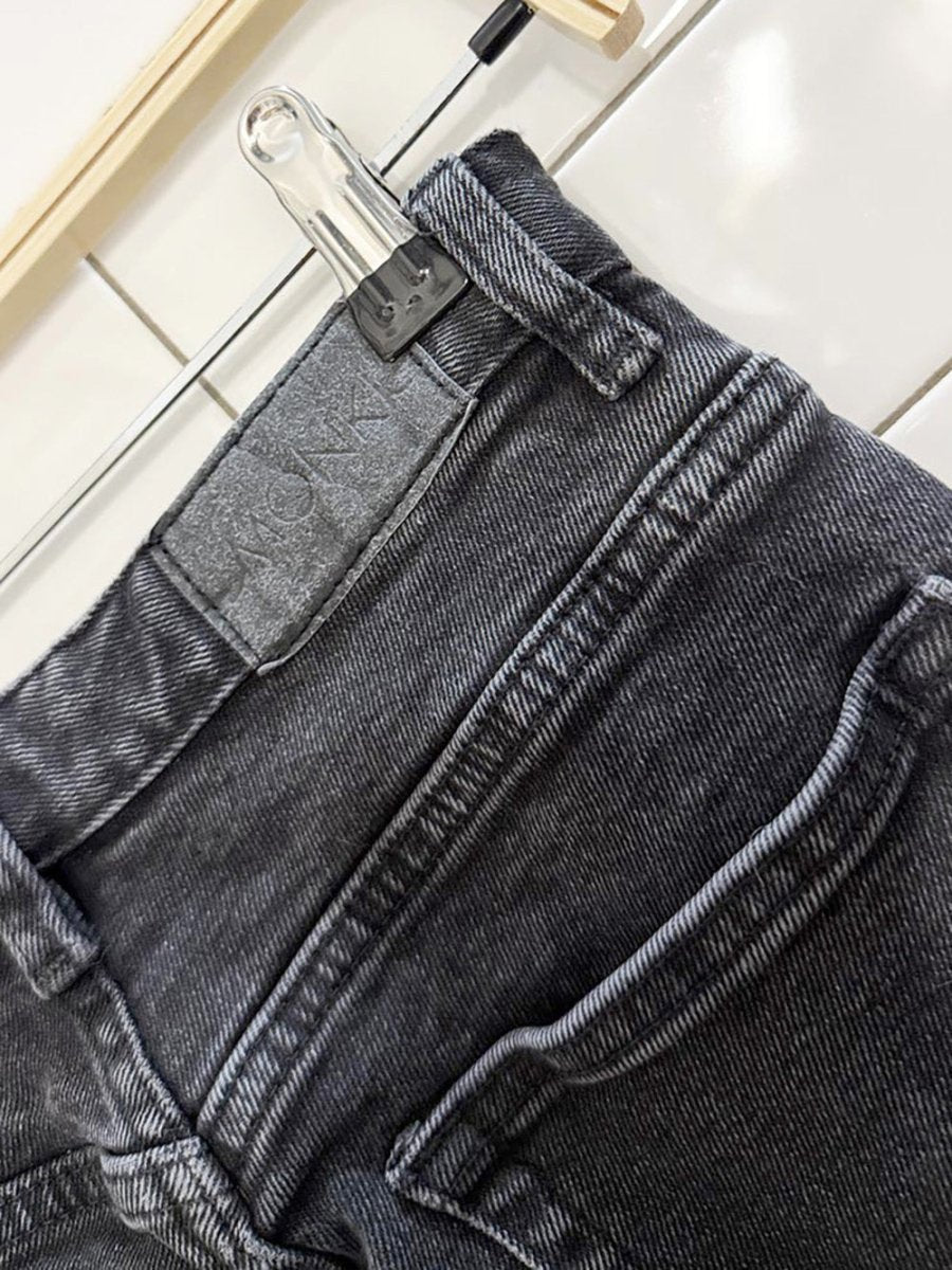 monki high - rise straight leg jeans - good market thrift store