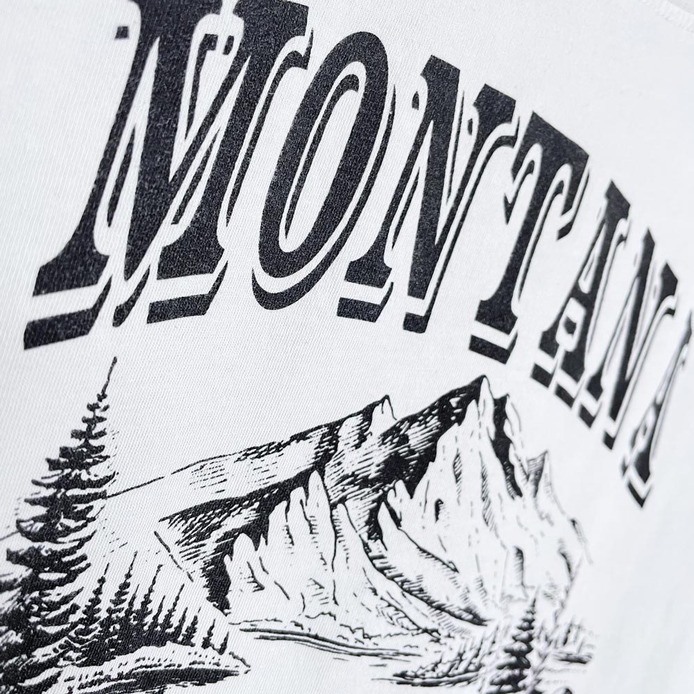 daybreak montana graphic crop tee