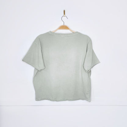 daybreak montana graphic crop tee