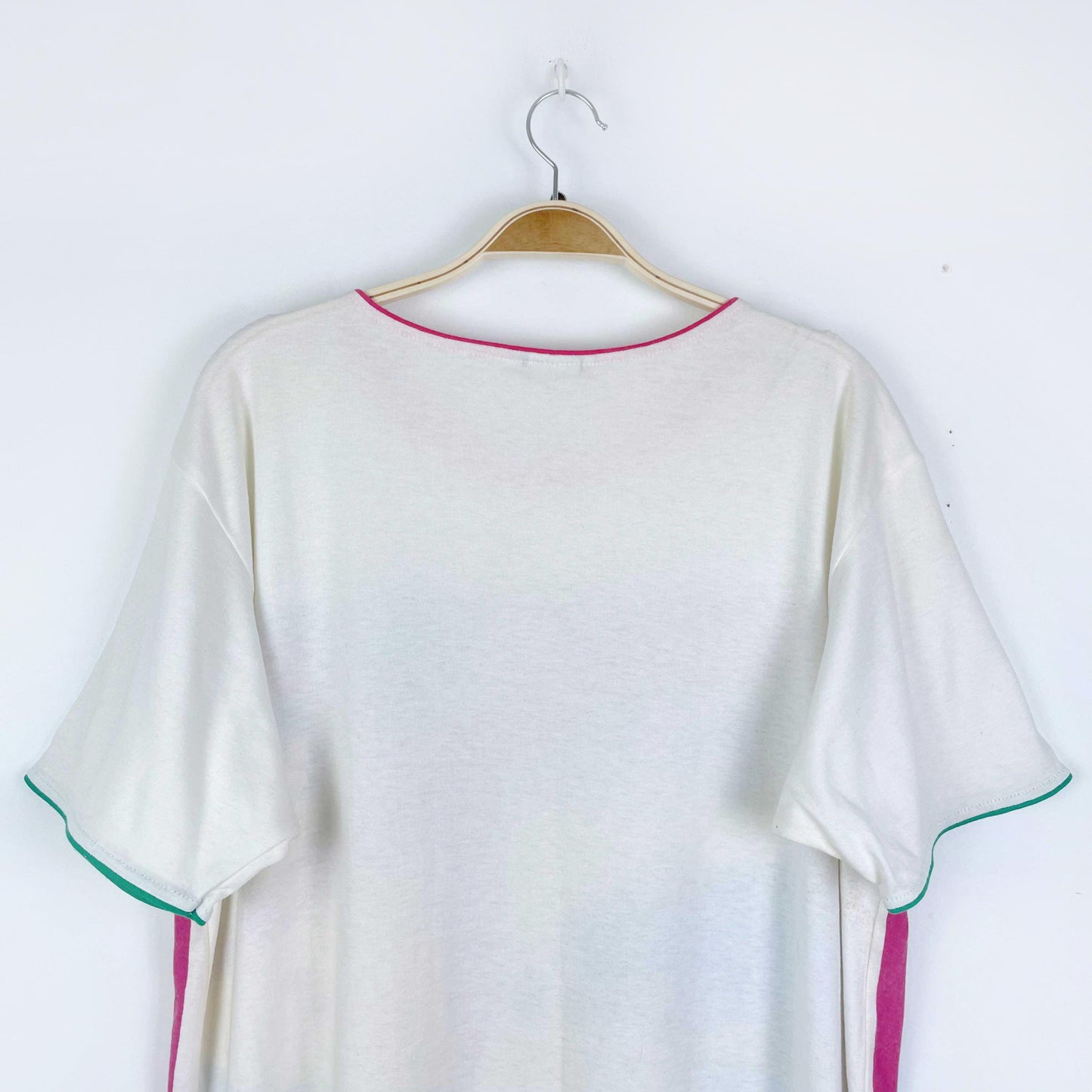 vintage 80s monte carlo cabana midi t-shirt dress