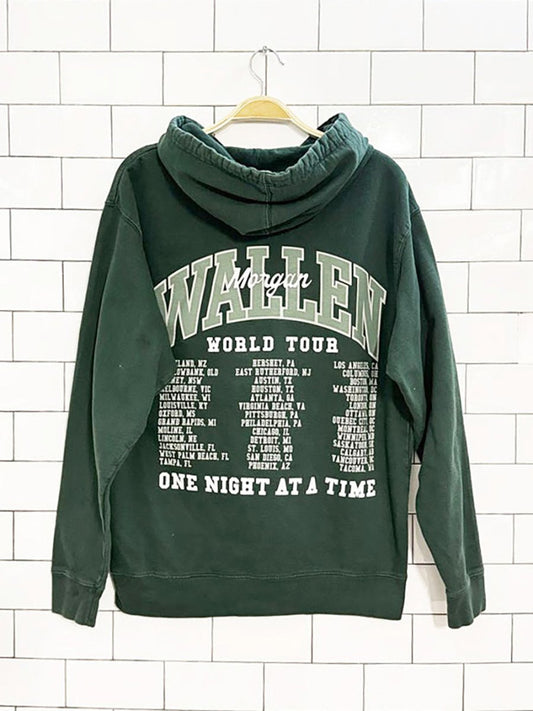 morgan wallen one night at a time tour graphic hoodie - good market thrift store
