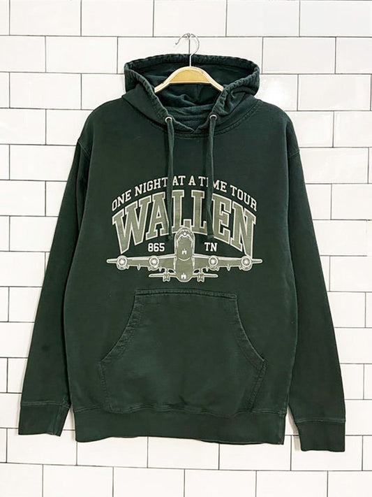 morgan wallen one night at a time tour graphic hoodie - good market thrift store