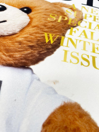 moschino 100% silk teddy square scarf - good market thrift store