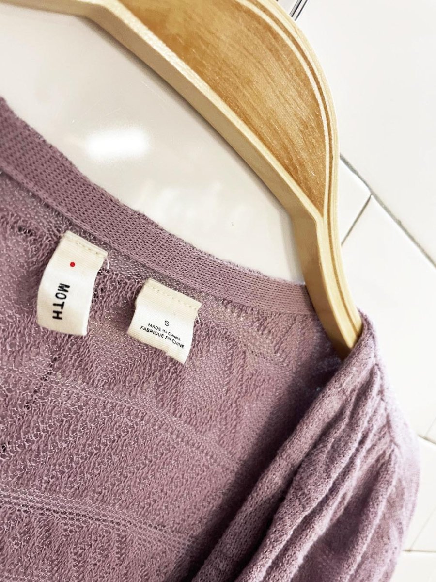 moth sleeveless pointelle knit tie waist summer sweater | athropologie - good market thrift store