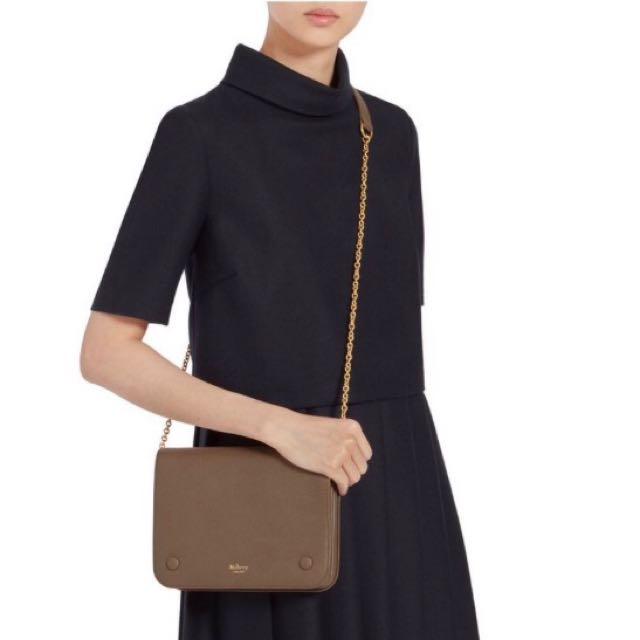 mulberry small clifton pebbled leather bag