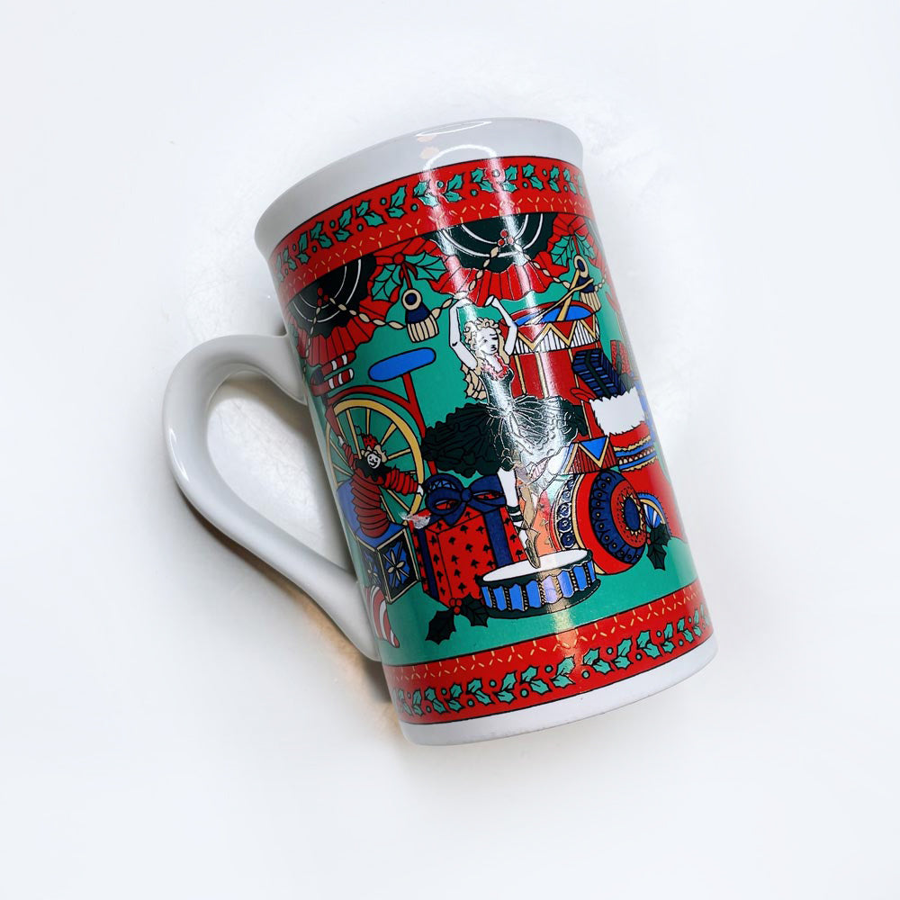 vintage 90s nutcracker holiday mug