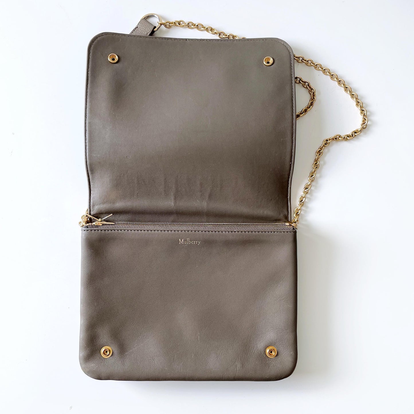 mulberry small clifton pebbled leather bag