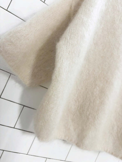 naïs kid mohair - blend light knit sweater | made in italy - good market thrift store