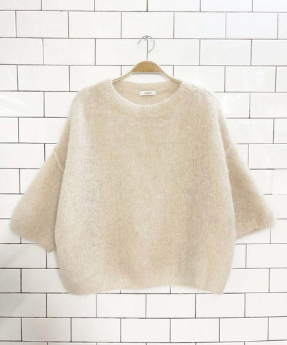 naïs kid mohair - blend light knit sweater | made in italy - good market thrift store