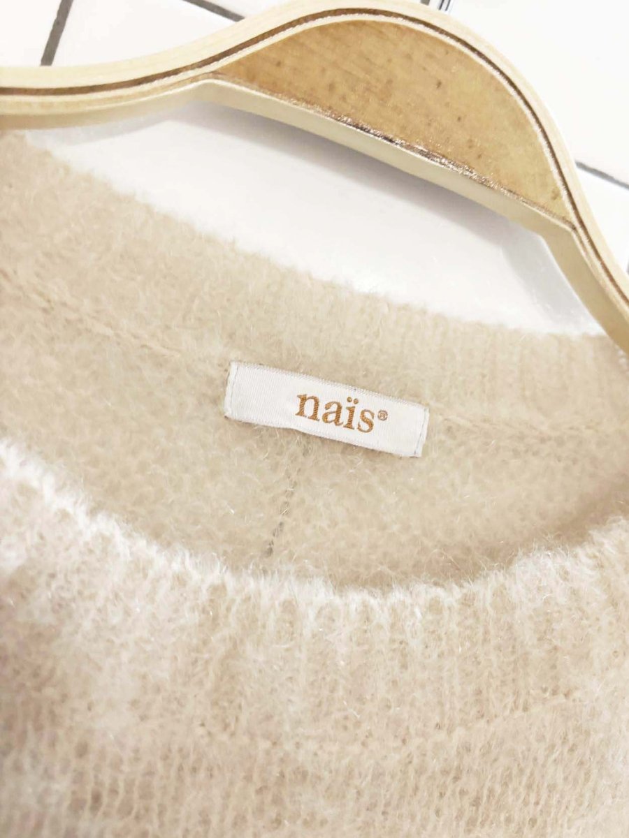 naïs kid mohair - blend light knit sweater | made in italy - good market thrift store