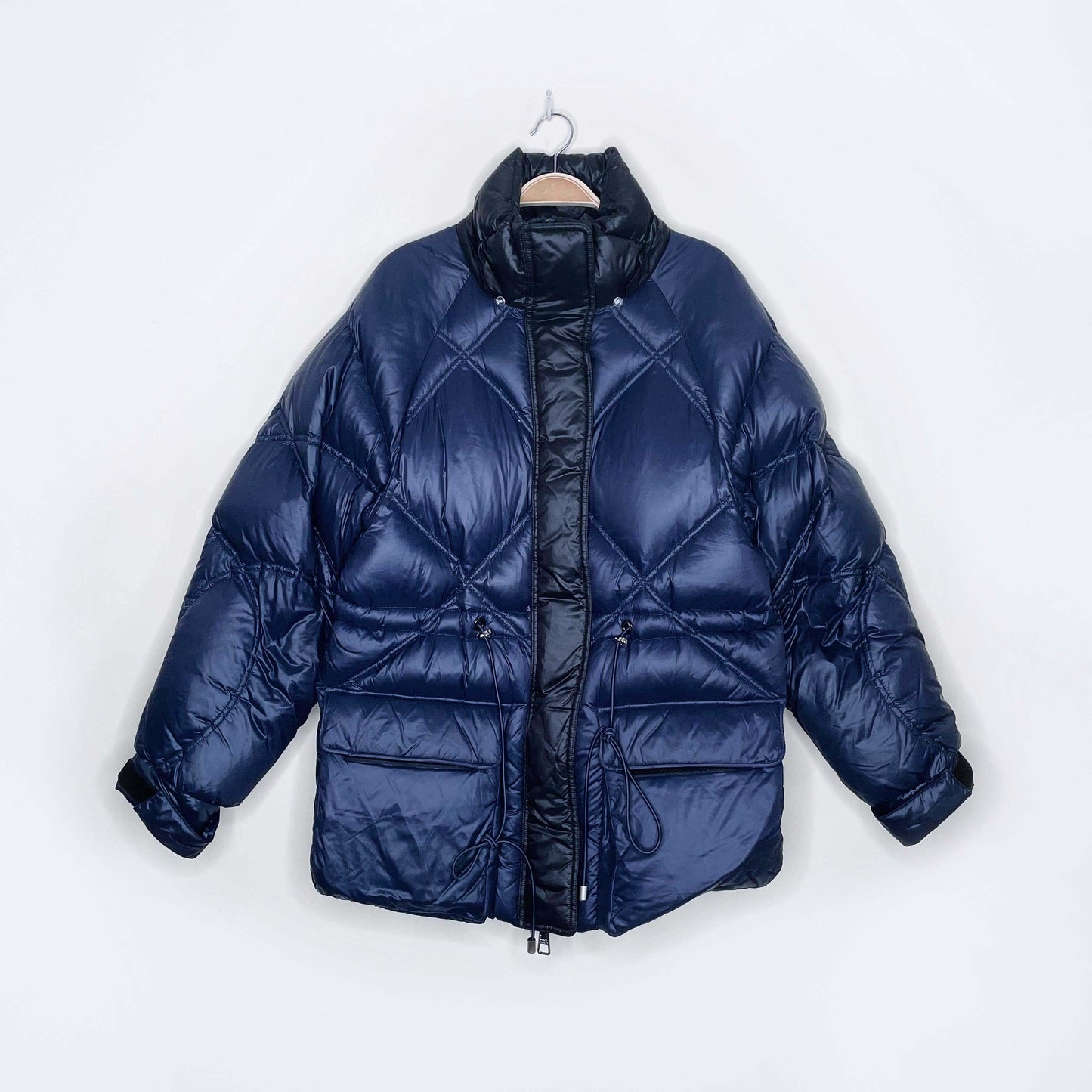 nancy cavally paris hand made puffer jacket - size large