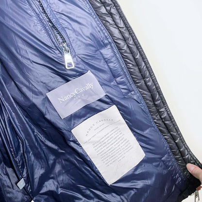 nancy cavally paris hand made puffer jacket - size large