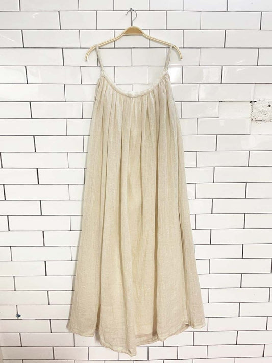 natural gauze full sun worshipper maxi dress - good market thrift store