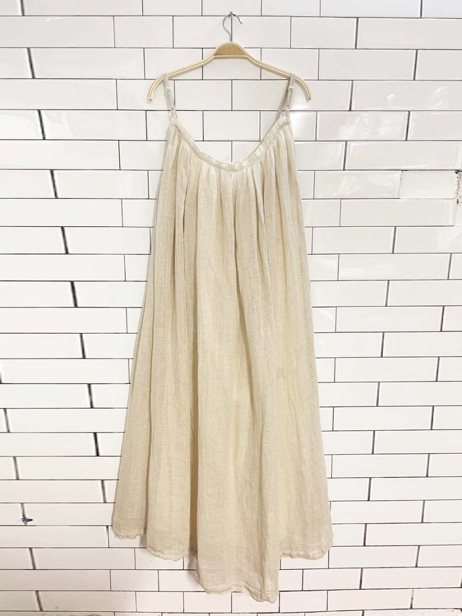 natural gauze full sun worshipper maxi dress - good market thrift store