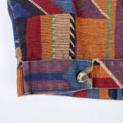 vintage 90s sweetgrass navajo denim vest top