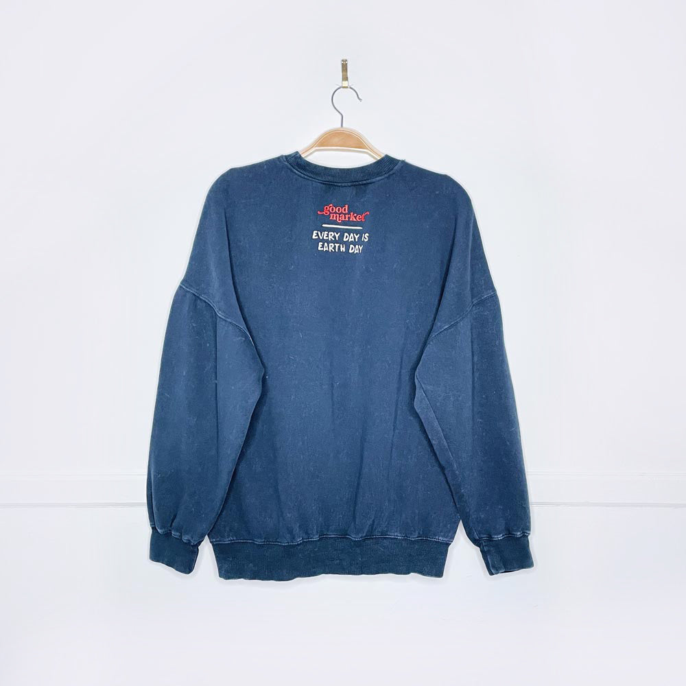 j&co x earth activist pocket crew sweatshirt