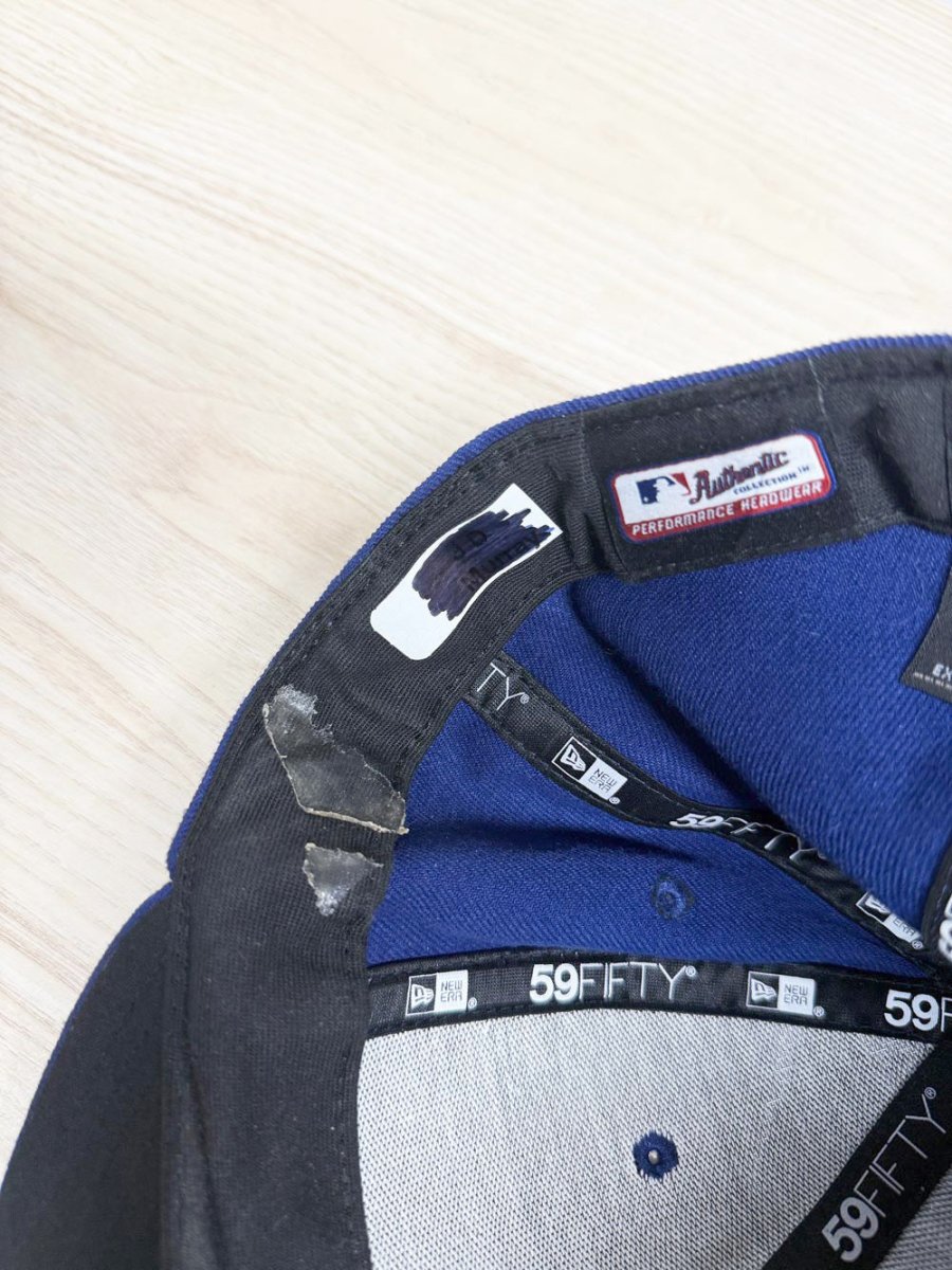 new era 59fifty los angeles dodgers full back fitted hat - good market thrift store