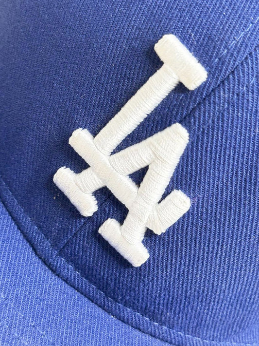 new era 59fifty los angeles dodgers full back fitted hat - good market thrift store