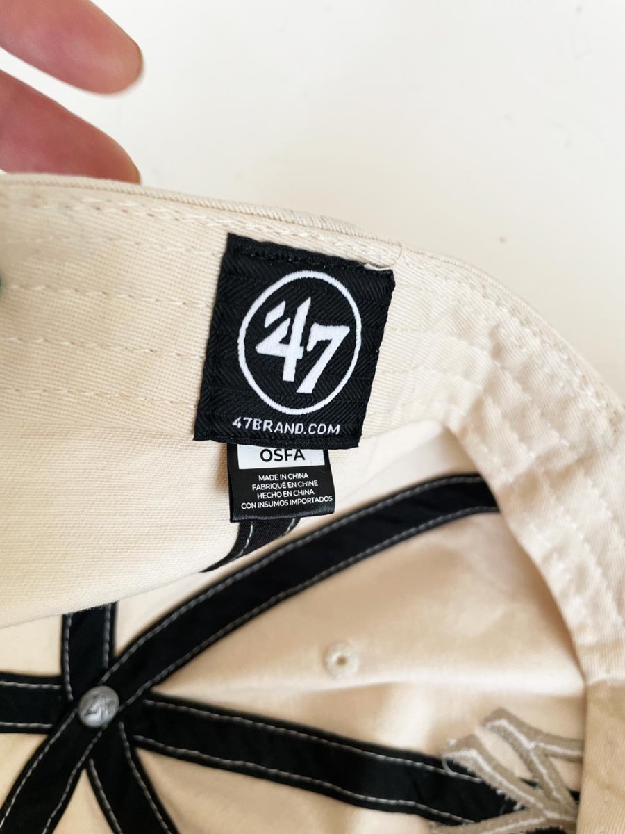 new york yankees mlb two tone baseball cap | 47 brand - good market thrift store
