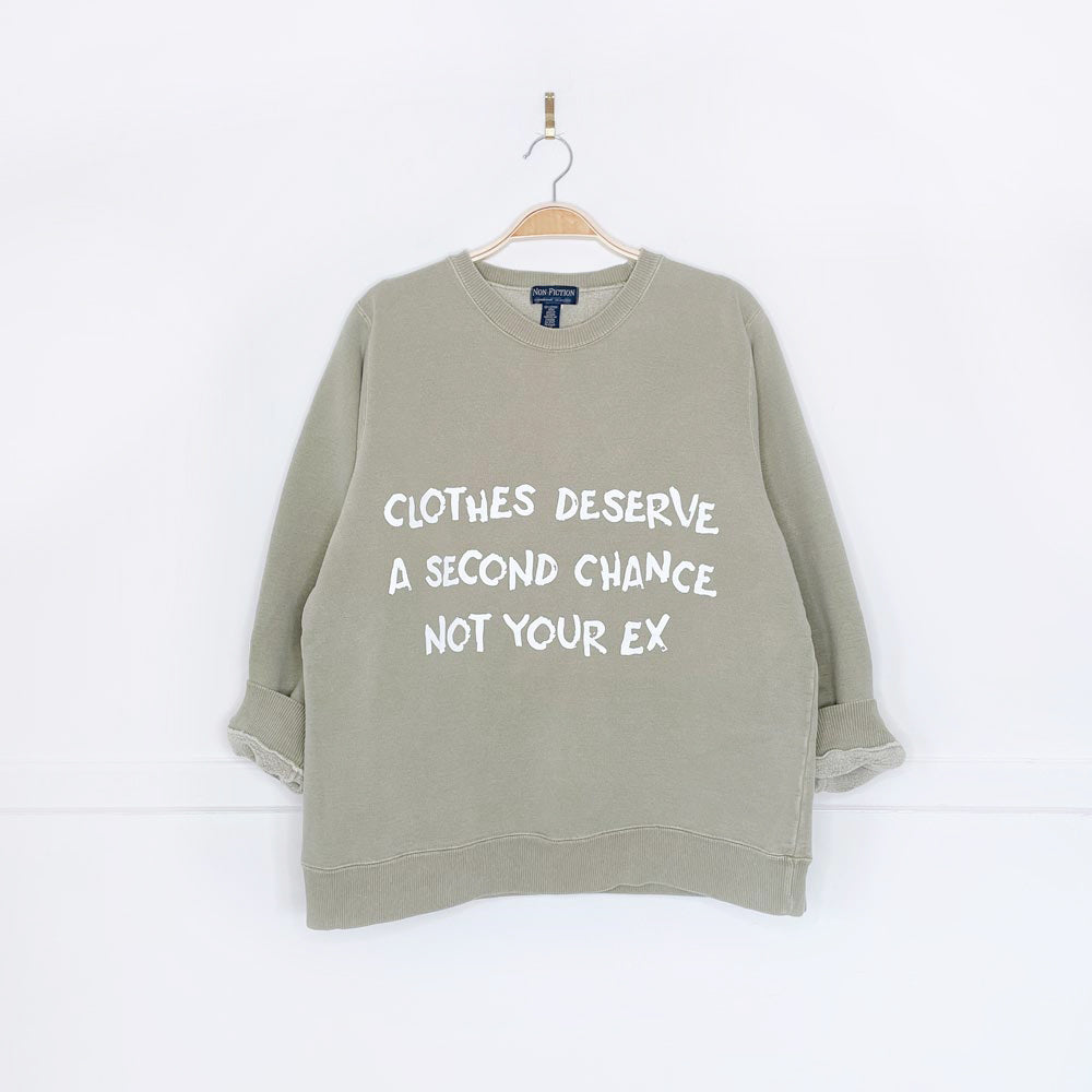 vintage 00s non-fiction x earth activist cottage crew