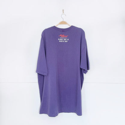 vintage 90s non-fiction x earth activist oversized tee