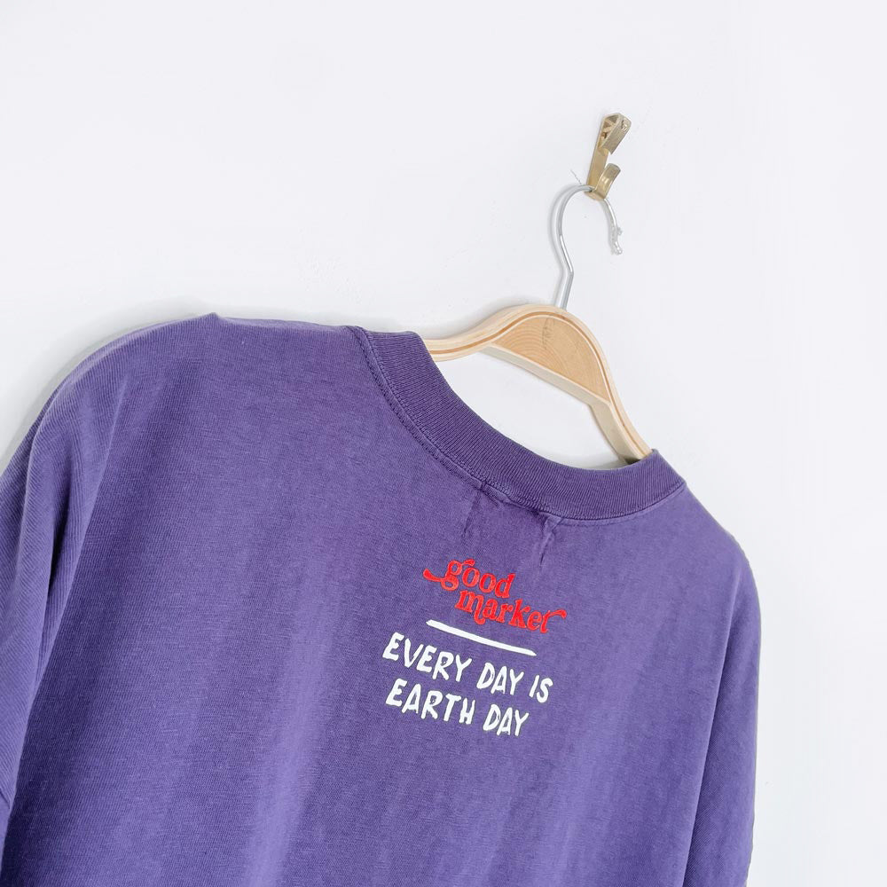 vintage 90s non-fiction x earth activist oversized tee