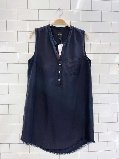 nic+zoe rumba linen throw on dress