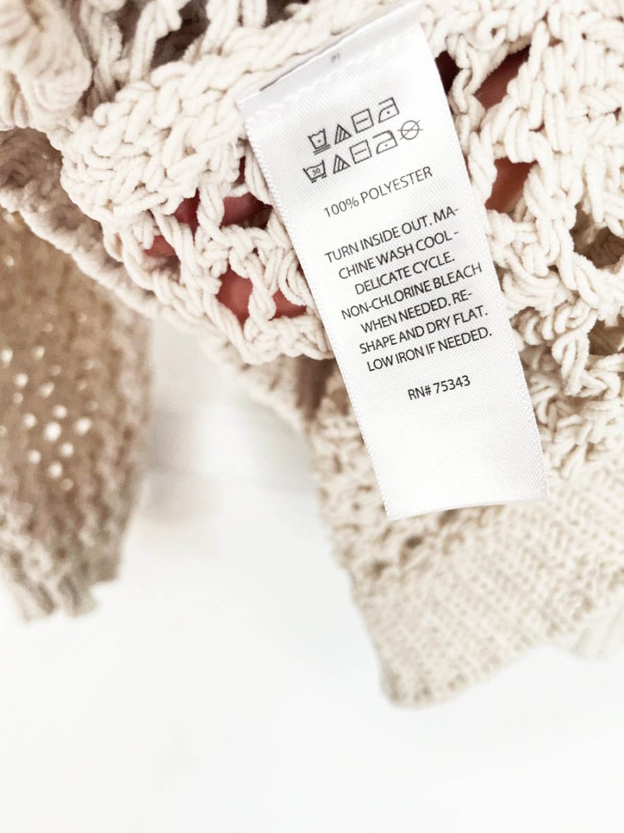 nicole miller atelier crochet chenille knit hoodie - good market thrift store