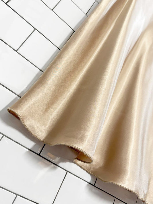 nicole miller NY satin flowy midi skirt | made in USA - good market thrift store