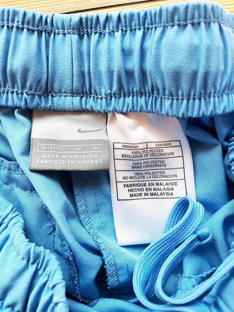 nike minimal check sporty prep stripe athletic shorts - good market thrift store