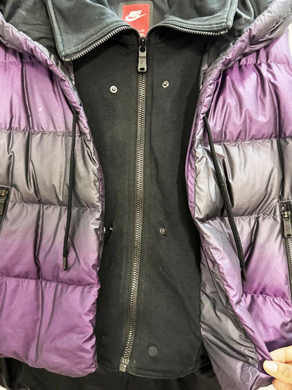 nike tech uptown 550 down cocoon hooded puffer jacket - good market thrift store