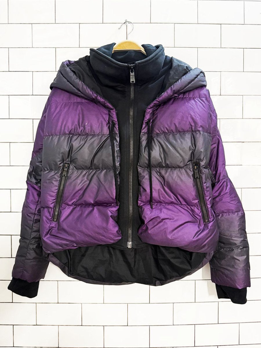 nike tech uptown 550 down cocoon hooded puffer jacket - good market thrift store