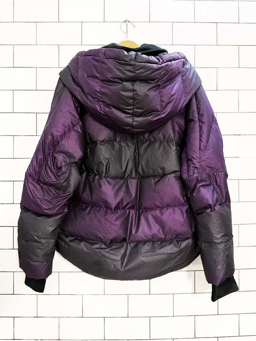 nike tech uptown 550 down cocoon hooded puffer jacket - good market thrift store