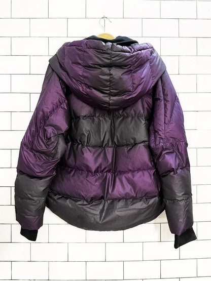 nike tech uptown 550 down cocoon hooded puffer jacket - good market thrift store