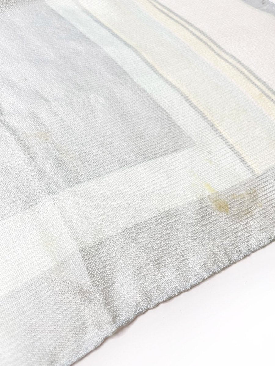 nina ricci paris 100% silk woven chiffon long scarf - good market thrift store