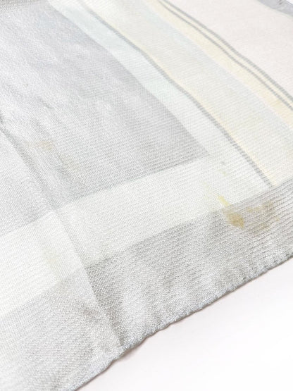 nina ricci paris 100% silk woven chiffon long scarf - good market thrift store