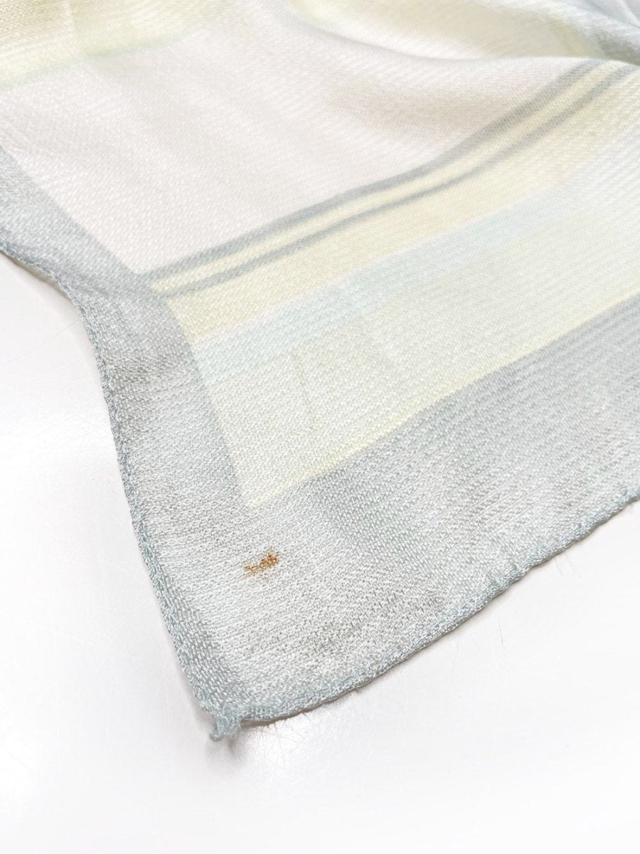 nina ricci paris 100% silk woven chiffon long scarf - good market thrift store