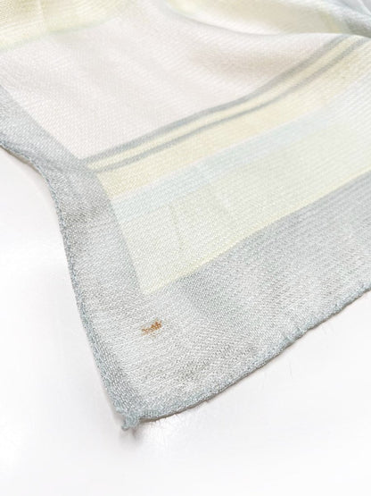 nina ricci paris 100% silk woven chiffon long scarf - good market thrift store