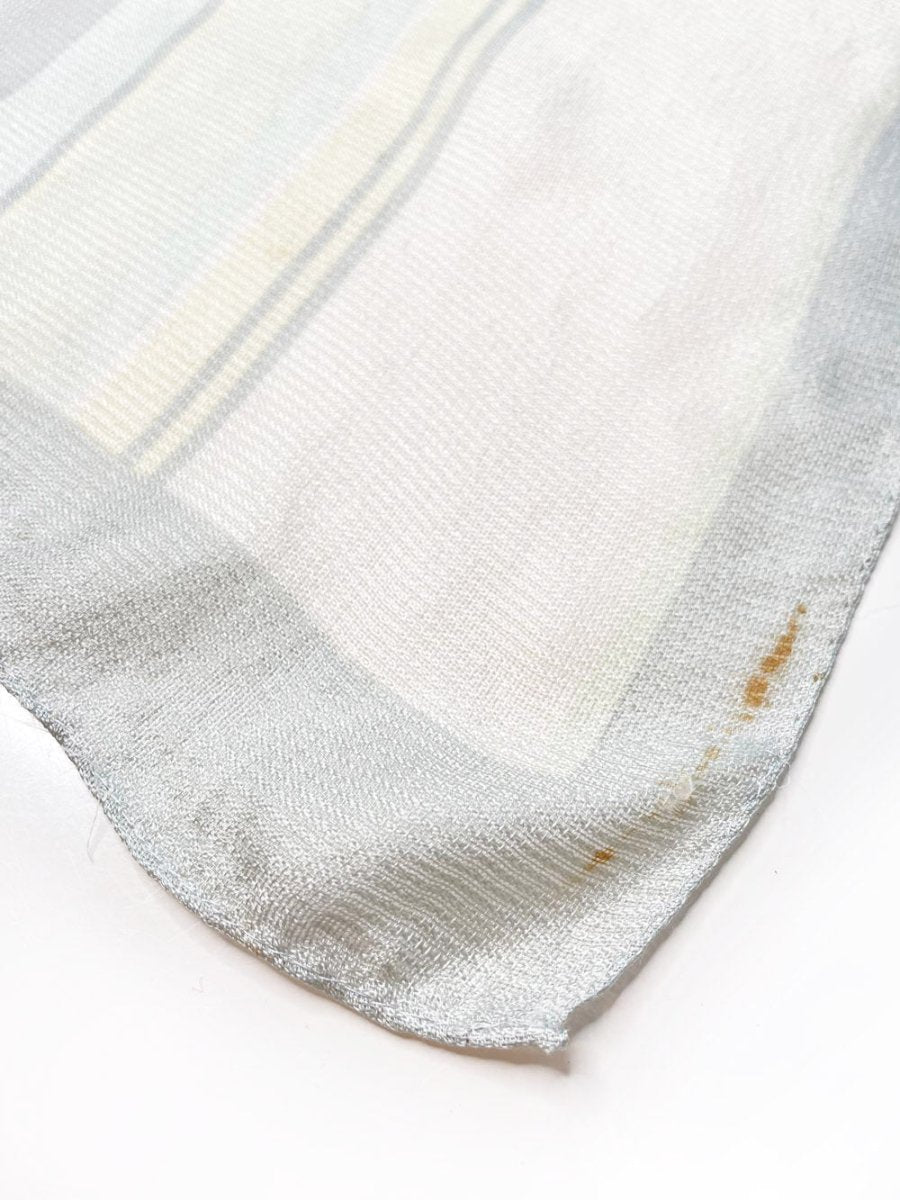 nina ricci paris 100% silk woven chiffon long scarf - good market thrift store