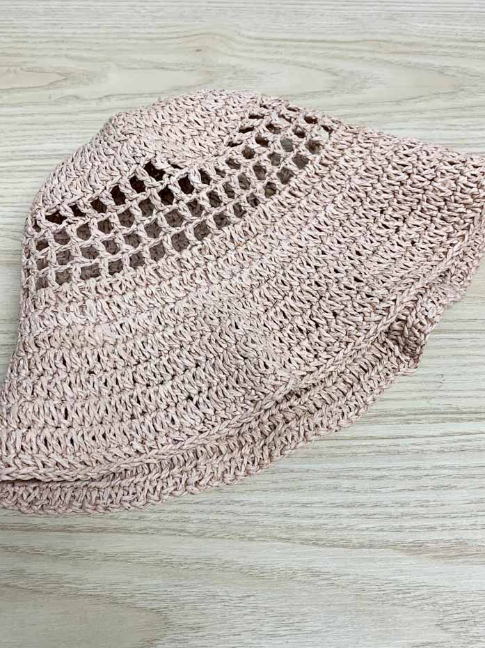 nine west paper crochet sun hat - good market thrift store