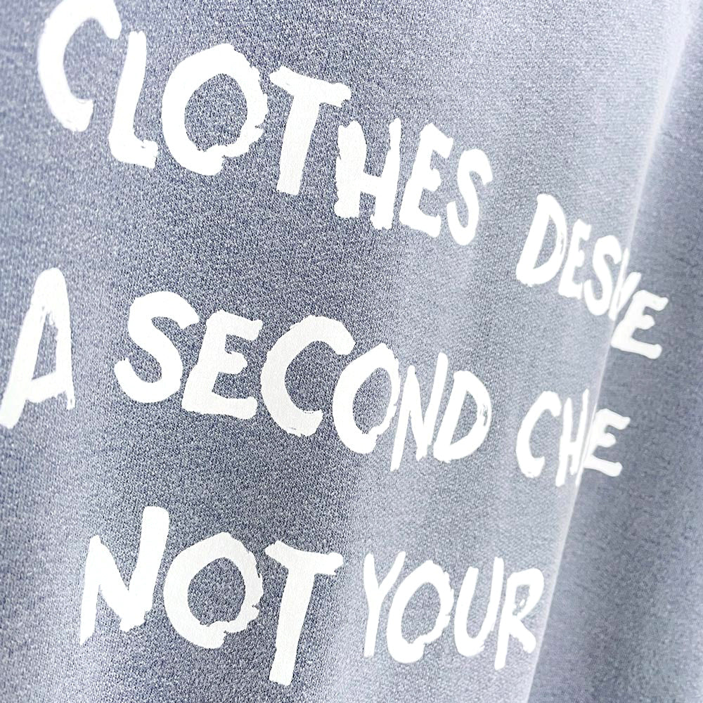 vintage 00s non-fiction x earth activist faded cottage crew