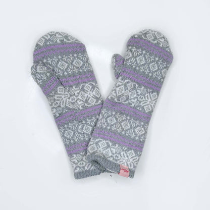 handmade nordic knit sweater mittens - one size