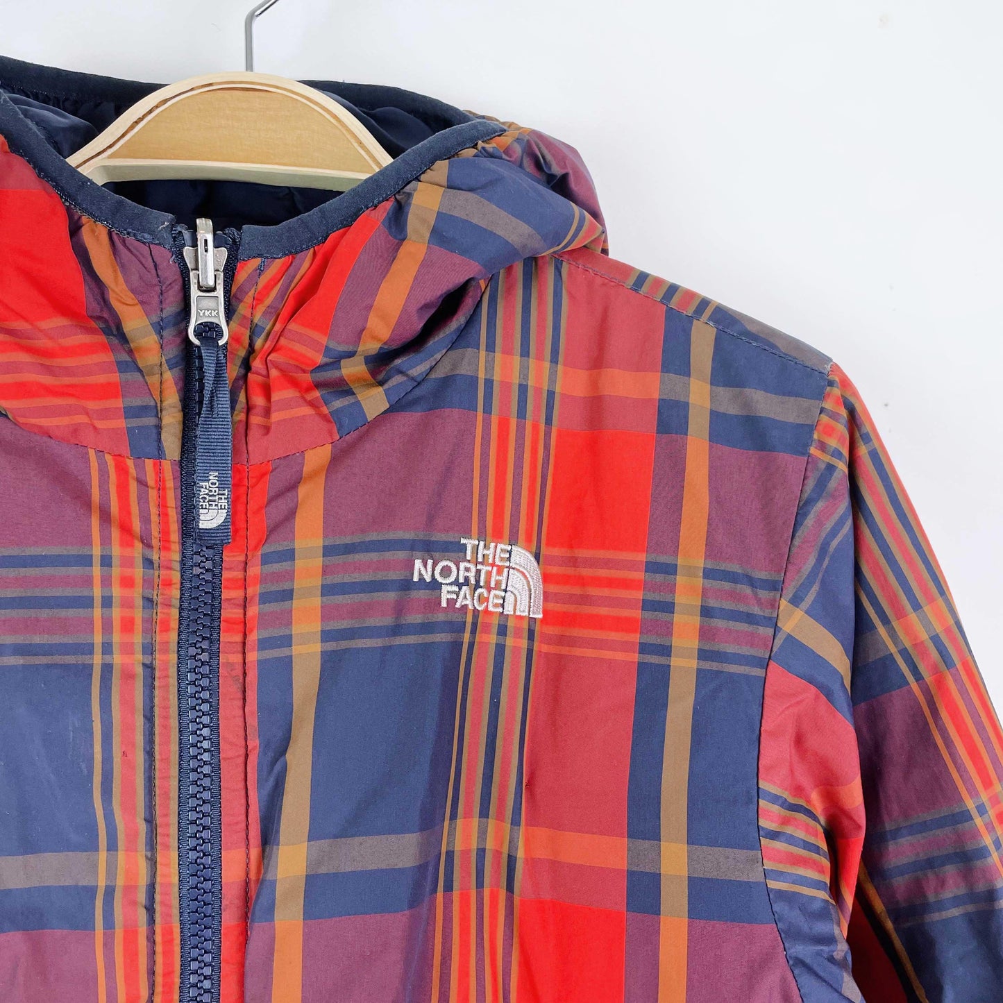 the north face reversible 550 down puffer coat - size medium (10/12)