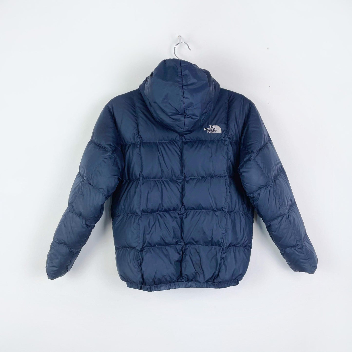 the north face reversible 550 down puffer coat - size medium (10/12)