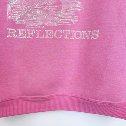 vintage 90s northern reflections pink loon logo crew