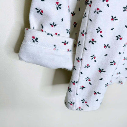 vintage 90s nr holiday ivy mock neck long sleeve - size large