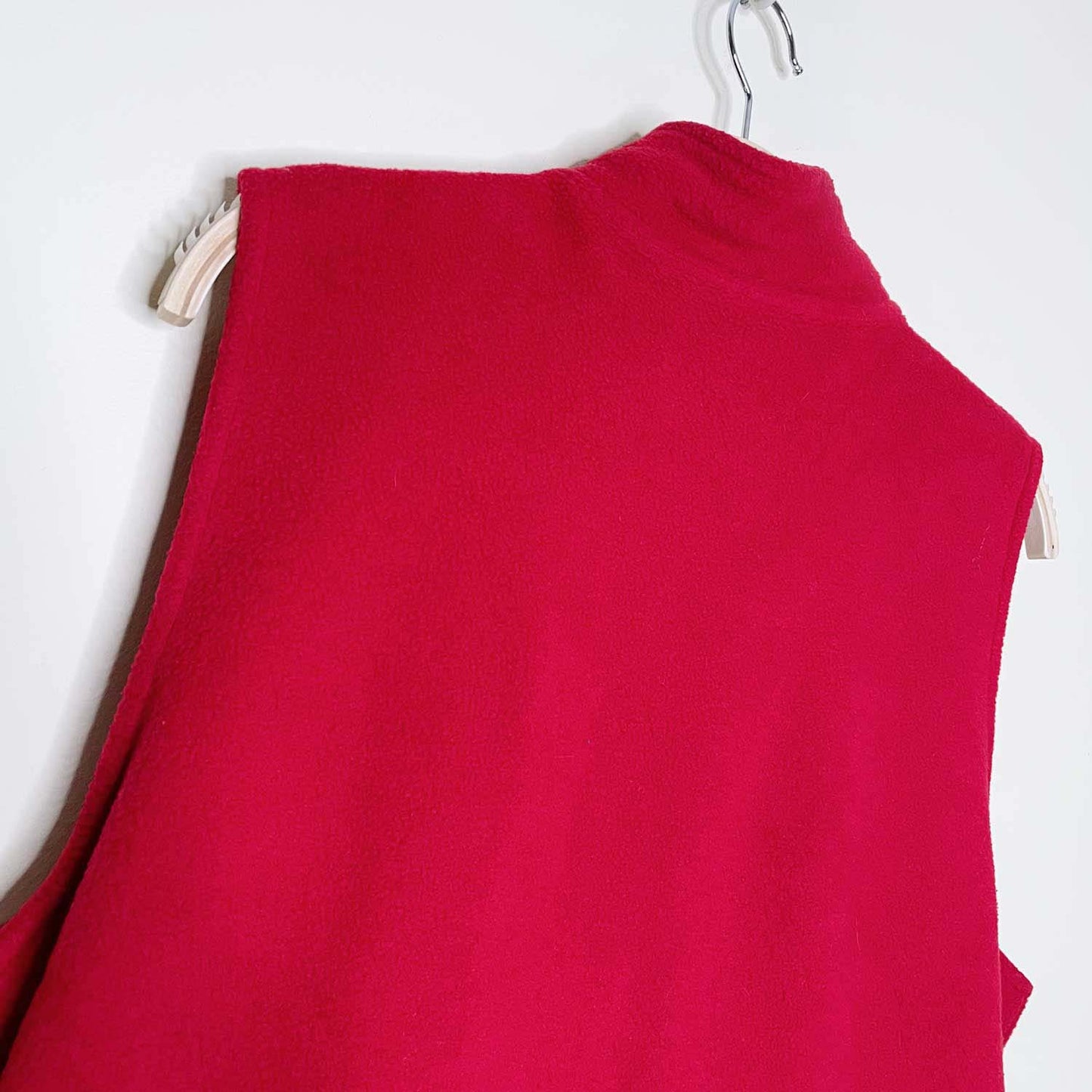 vintage nr red fleece winter cardinal vest