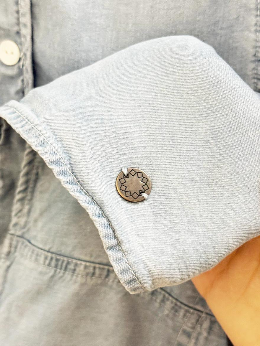 nümph full button denim maxi skirt - good market thrift store